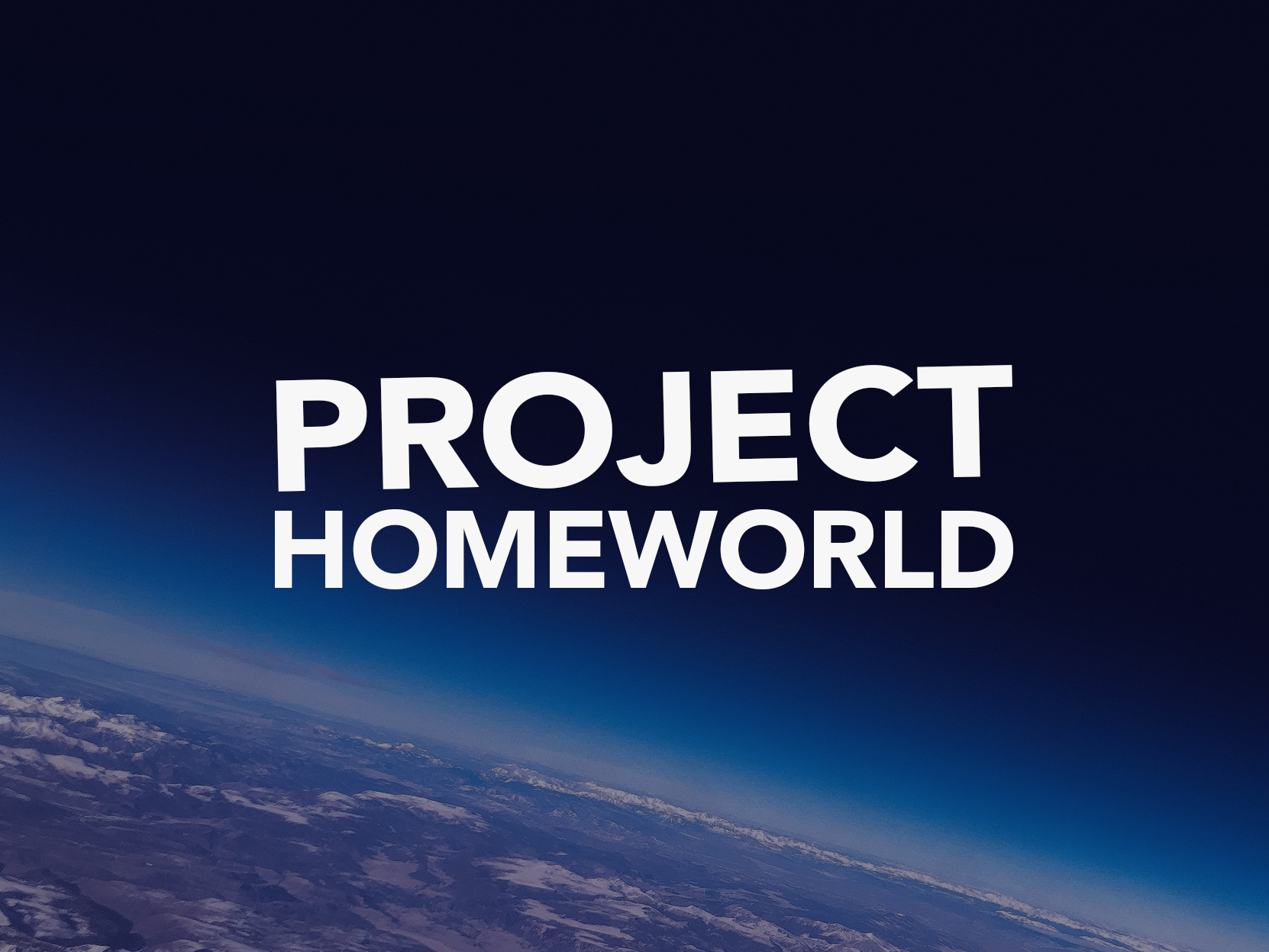 Project Homeworld